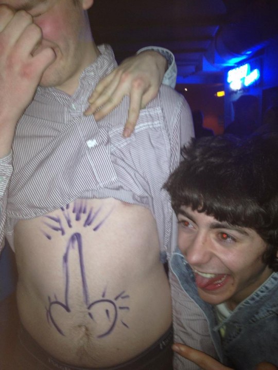 Alternatively, just draw on your friends...