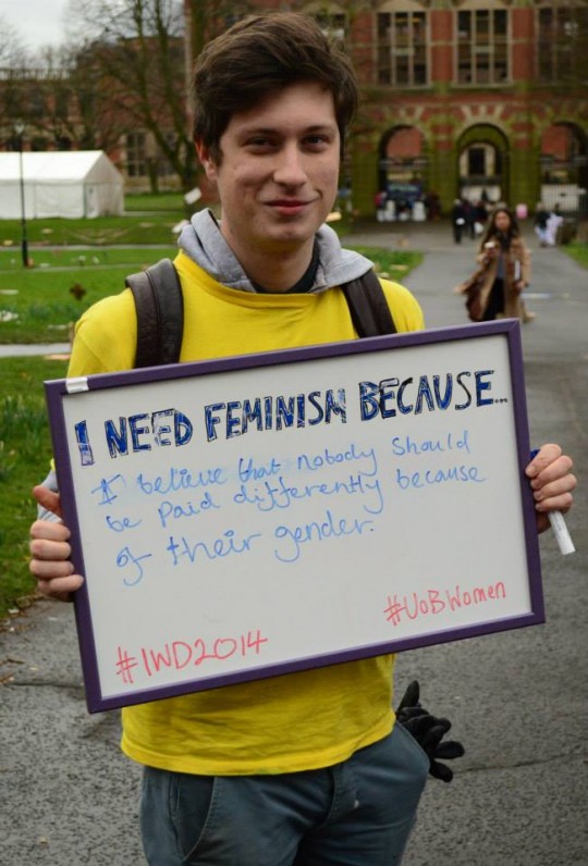Students at Birmingham University recently campaigned against gender pay discrepancies.