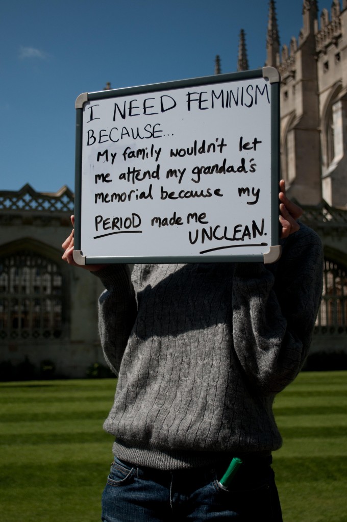 The ‘I need feminism because…’ campaign promotes important racial, religious and sexual messages.