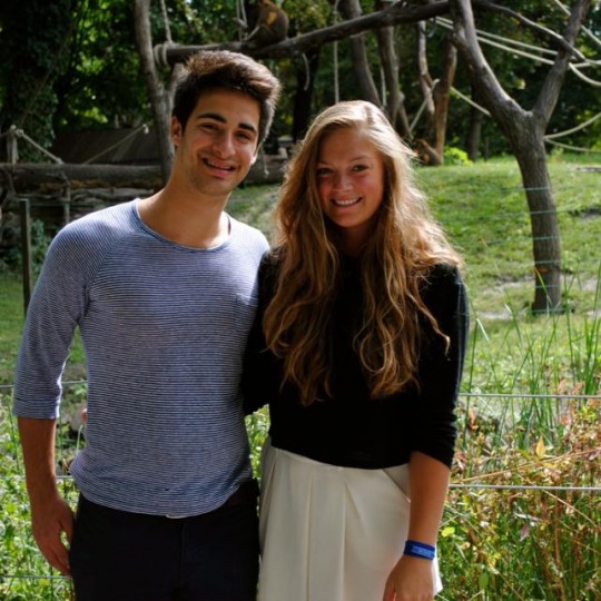 Nicola Catanzano (left), 3rd year Business management, Men's football