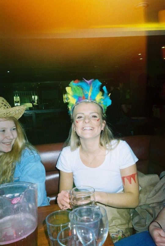 Amy Worsfold (right), 3rd year Philosophy, Women's hockey