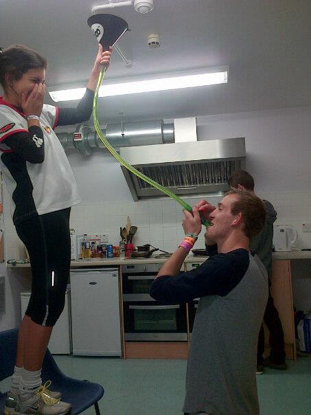 Funneling in the middle of the day is acceptable in fresher's week