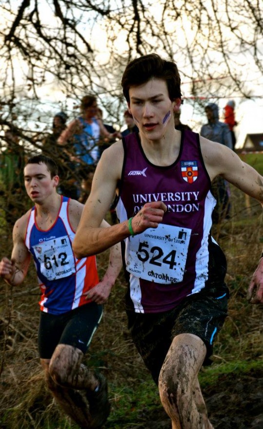 Theo Irvine, 3rd year Music, Running