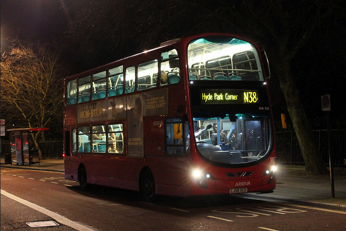 Not the actual bus...