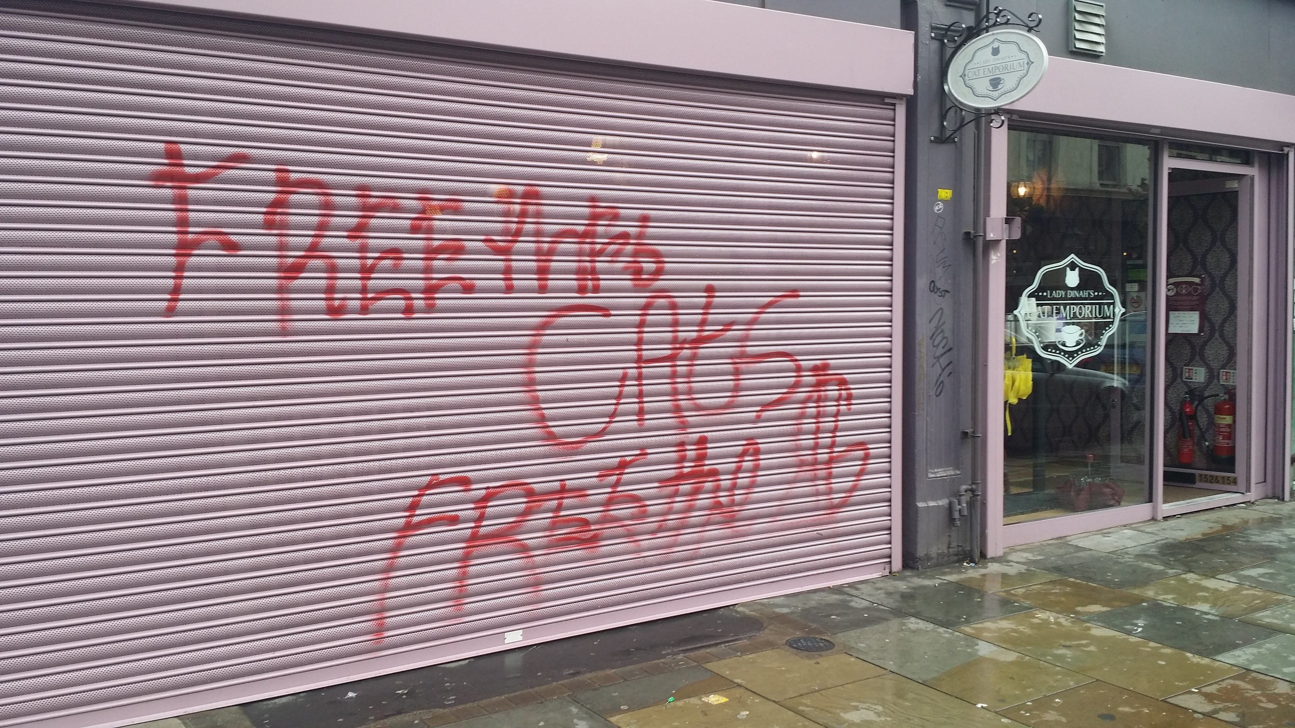 "Free the cats" - from attention and cuddles?