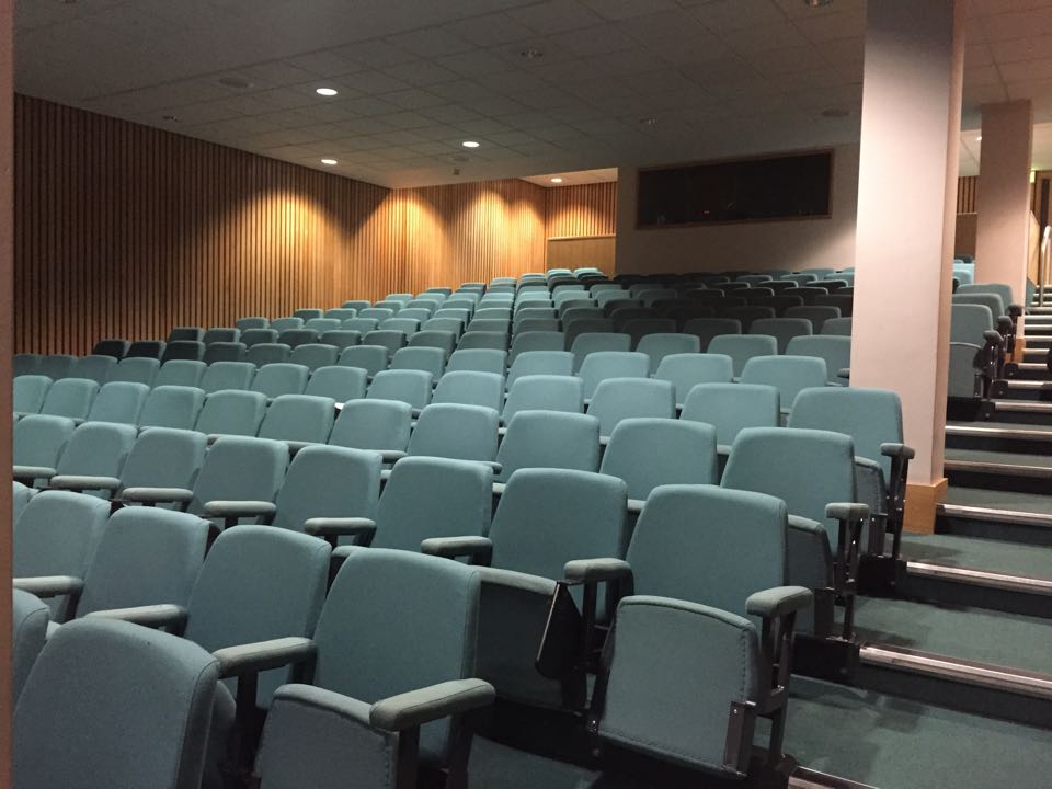 The room is as dark as their future thanks to this exam