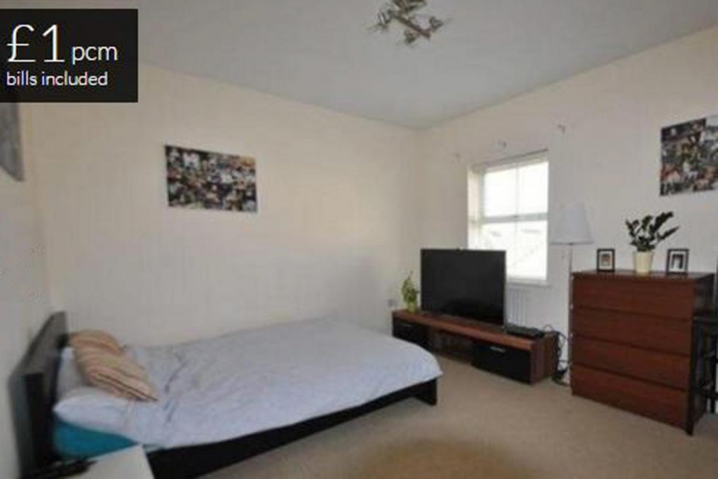 The 'spacious' room in question.