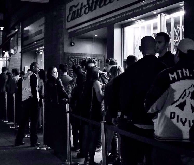 In the queue but wanting to leave