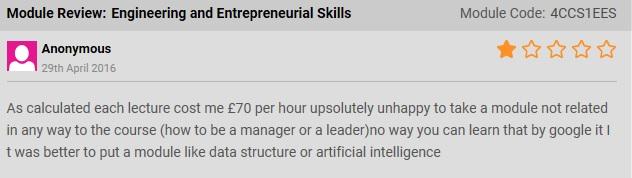 £70 a lecture? I'd rather go to Spoons