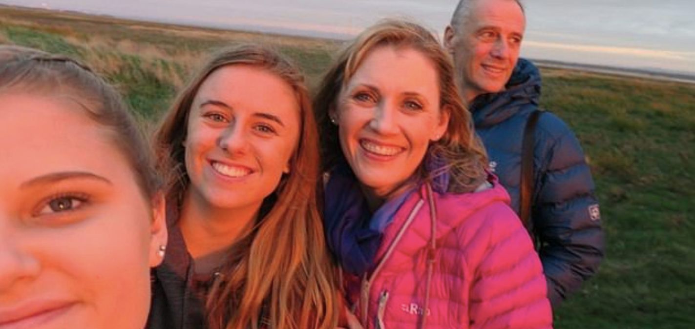 Image may contain: Vacation, Selfie, Child, Teen, Blonde, Kid, Girl, Outdoors, Photo, Photography, Portrait, Woman, People, Jacket, Coat, Female, Smile, Apparel, Clothing, Face, Person, Human