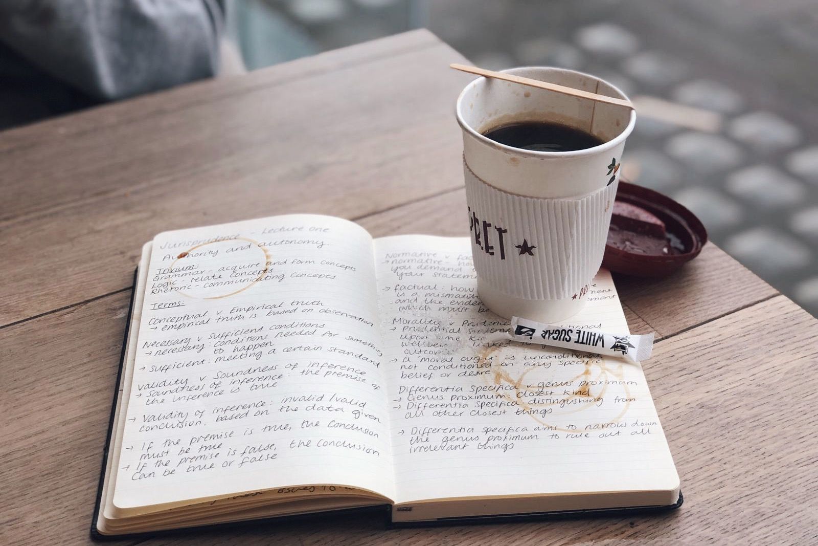 Image may contain: Text, Cup, Coffee Cup, Book