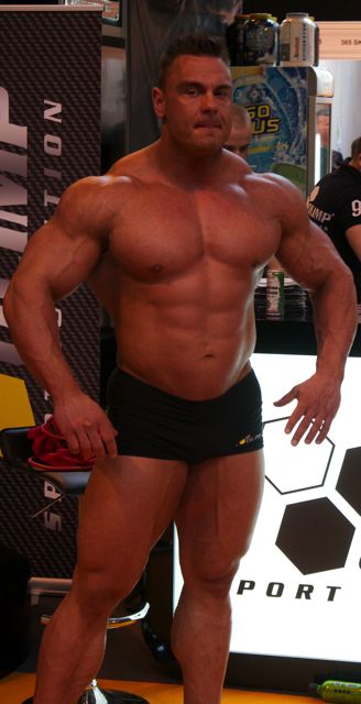 He genuinely couldn't lower his arms.