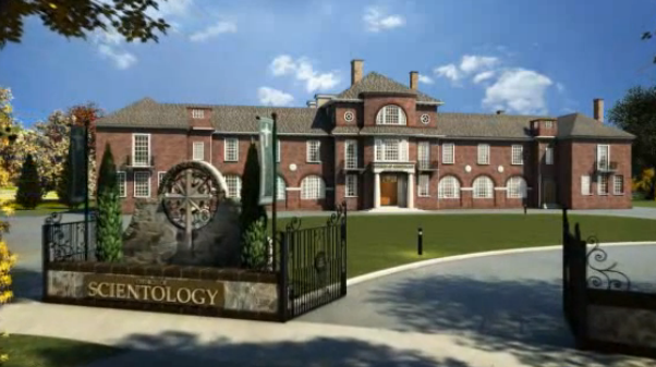 A virtual image of the church of Scientology