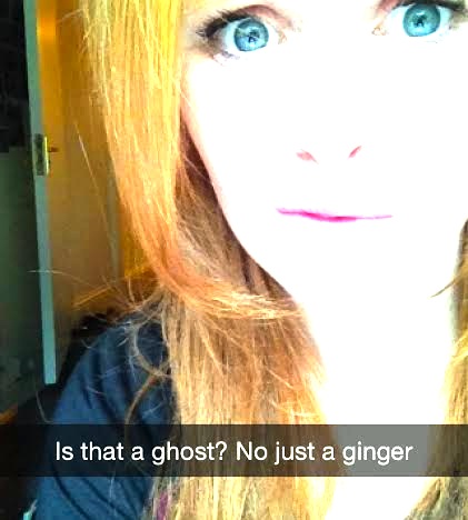 Might look like a ghost but it's better than the zit on your face 