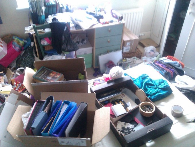messy room