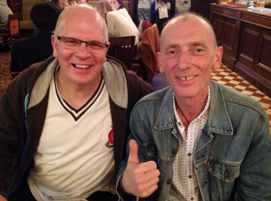 We think Colin and Alan like the atmopshere