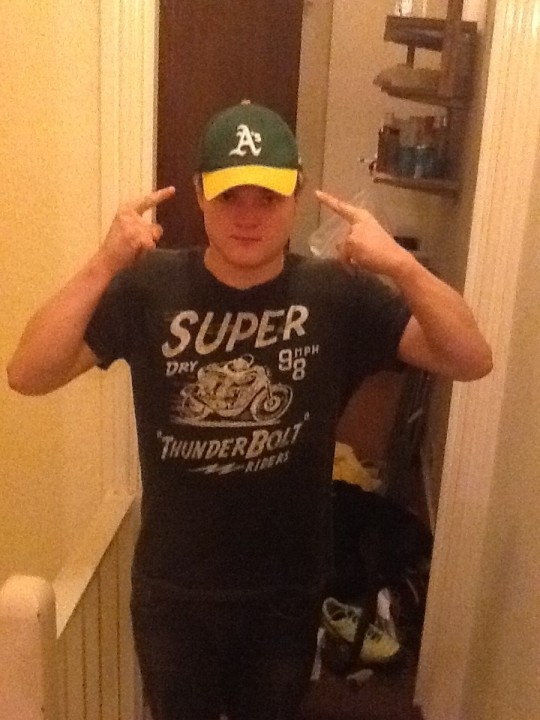 Trust me... I'm wearing an American sports cap.