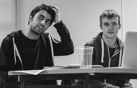 Josh Sood with Alistair Robertson 