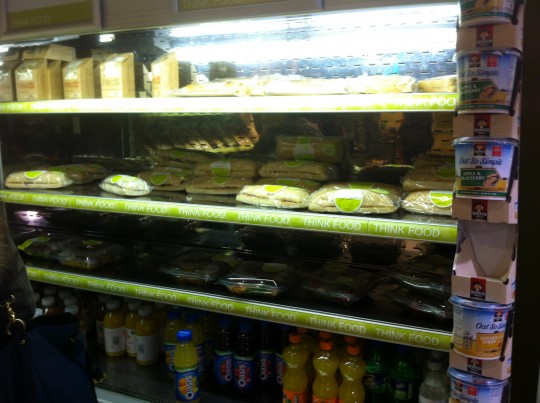 We were informed that all chicken used in salads to sandwiches is Halal