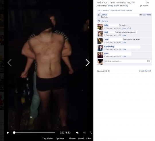 Neknominate video