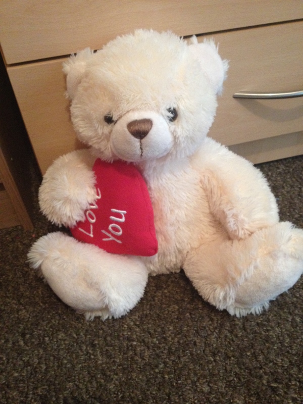 If you're missing that Valentine's spoon, you can alway snuggle up to this fella. 