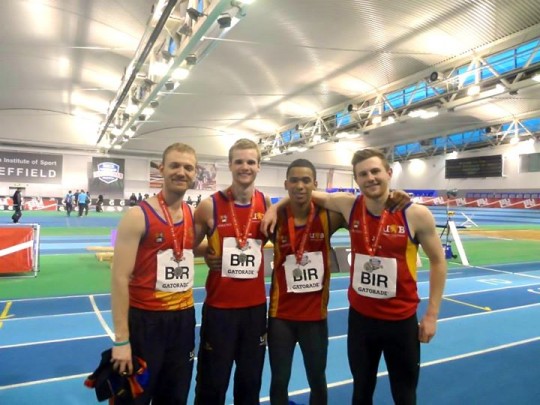 Athletics 4x200 men medals
