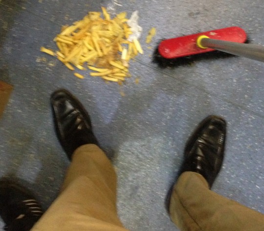 Every wasted chip was a source of shame that brought tears to my eyes. 