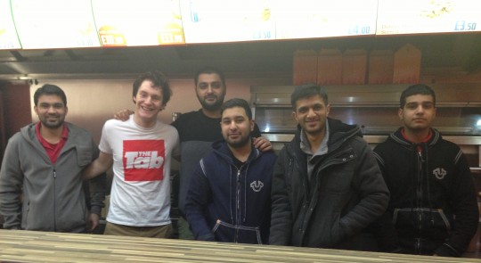 The Rooster crew, spot the rookie. 