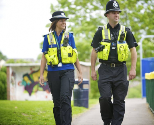 Some students say they have lost trust in the police (posed by models)