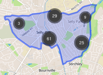 Crime map: 127 reported cases in January, including 23 burglaries