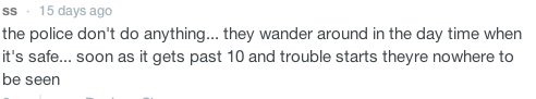 One student makes there thoughts known