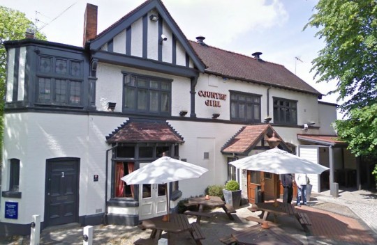 Muggers approached the victim outside the Country Girl pub