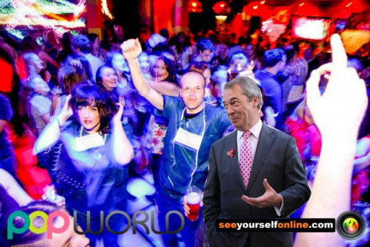 "So I said, there's no way you're getting into this joint without a British passport"