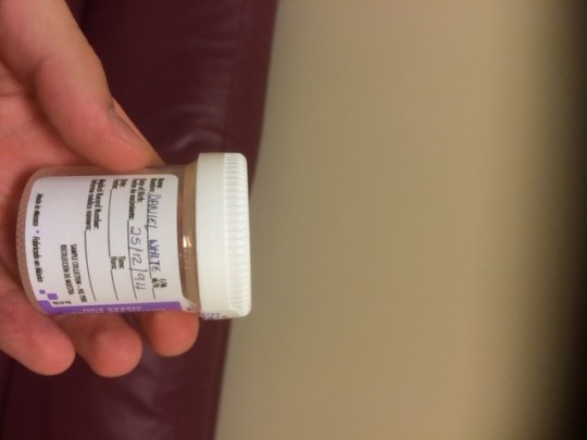 This cup was to be my partner for my 40 minute donation sesh