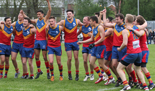 University of Birmingham Aussie Rules V Gaelic Football International Rules match 5 June 2013