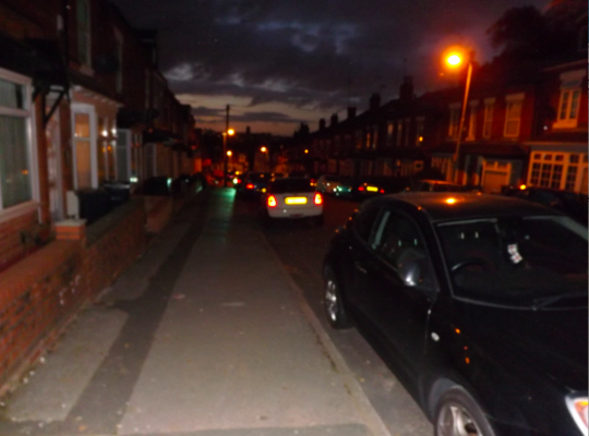 The gang stalked Ollie up Teignmouth road