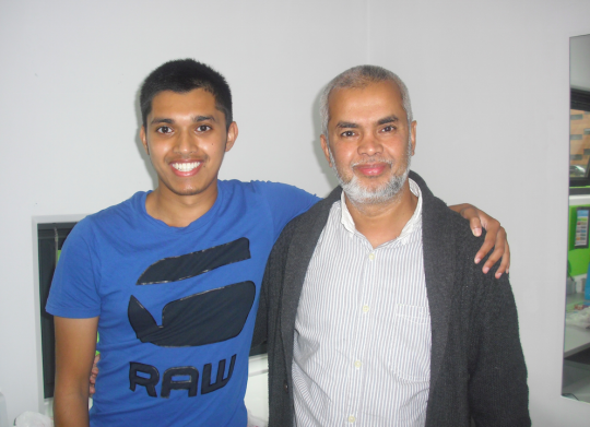 Hope you keep those grades up, Masud!