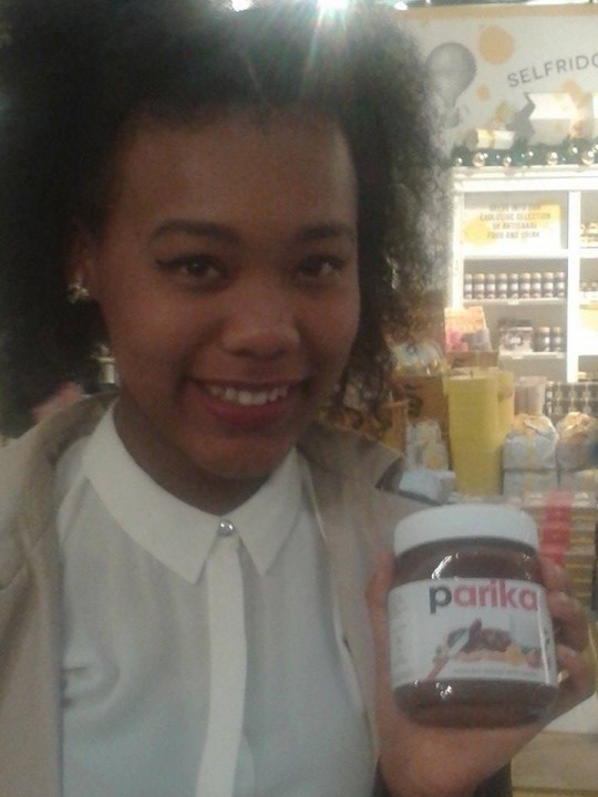 Personalised jars of Nutella