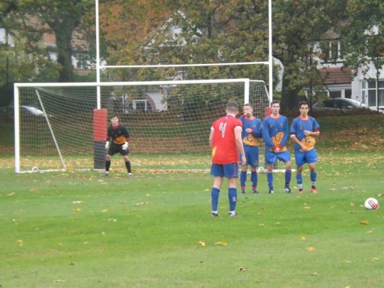 A set piece opportunity for the 1sts 
