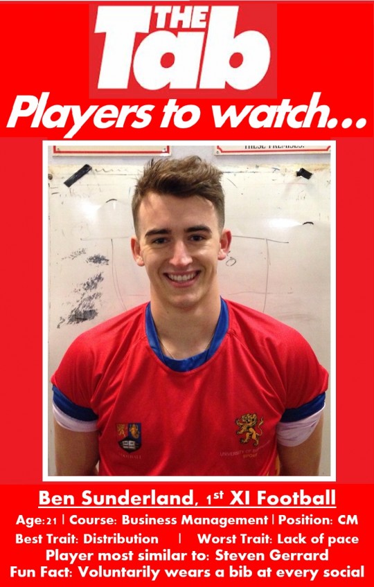 BenSunderland player to watch