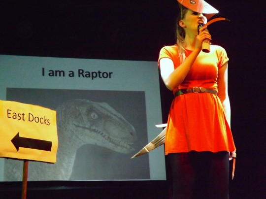 The picture really speaks for itself. Raptor glorification at its finest.