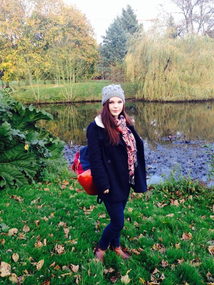 Megan Rae, 1st year English literature and Philosophy student (Jack Wills coat)