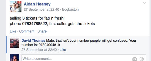Lying about phone numbers