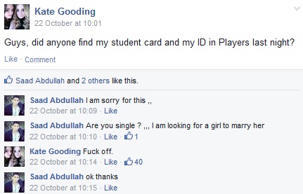 Really...very apologetic.