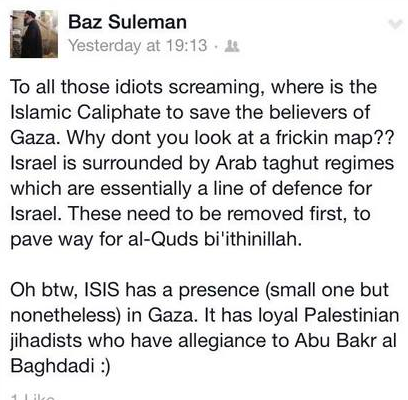Shabazz openly attacked those who criticised the Islamic State