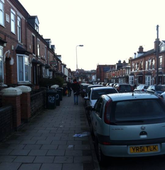 They were mugged on Tiverton Road