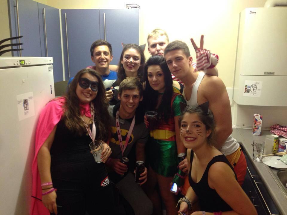 Ben and friends in happier times