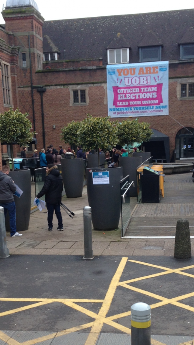 The 'Not On' was popular this morning on Campus.