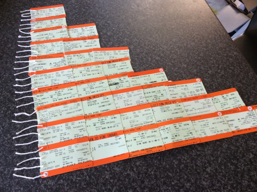 On the upside, we've nearly got enough tickets to make a magic carpet