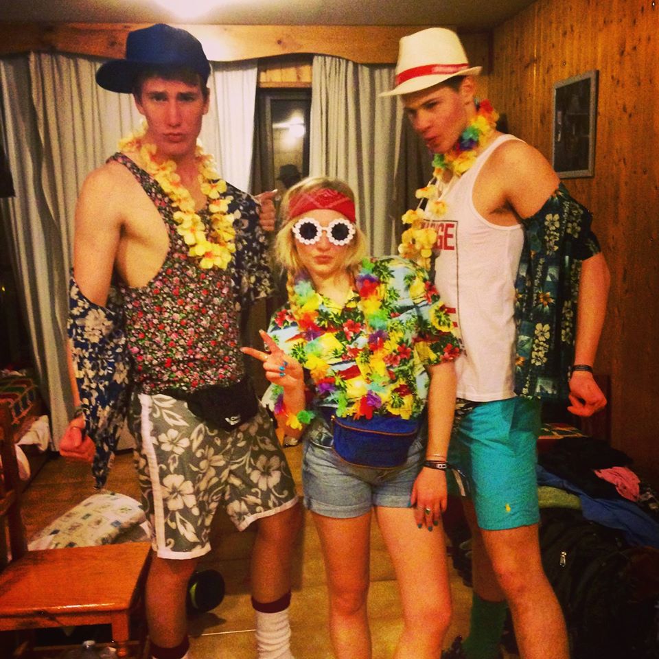 Hawaiin garlands are also probably a no no
